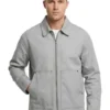 Canvas Work Jacket in Grey