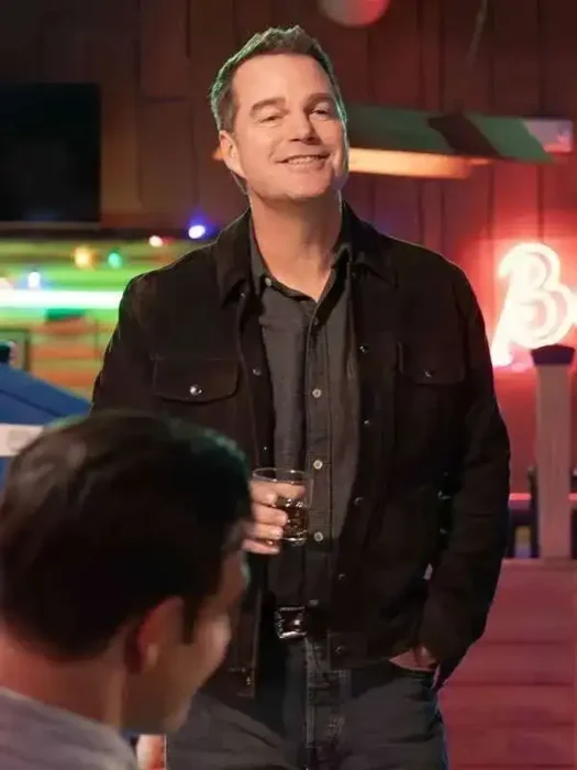 Chris O’Donnell 9-1-1 Nashville Black Suede Jacket