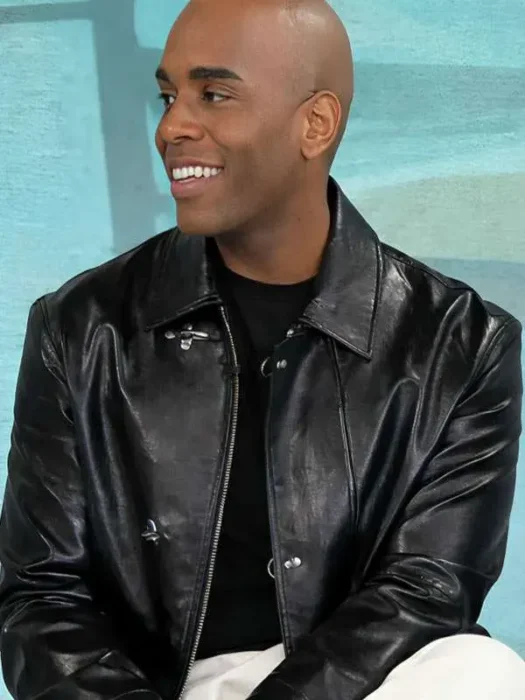 Chris Witherspoon The Today Show Black Leather Jacket