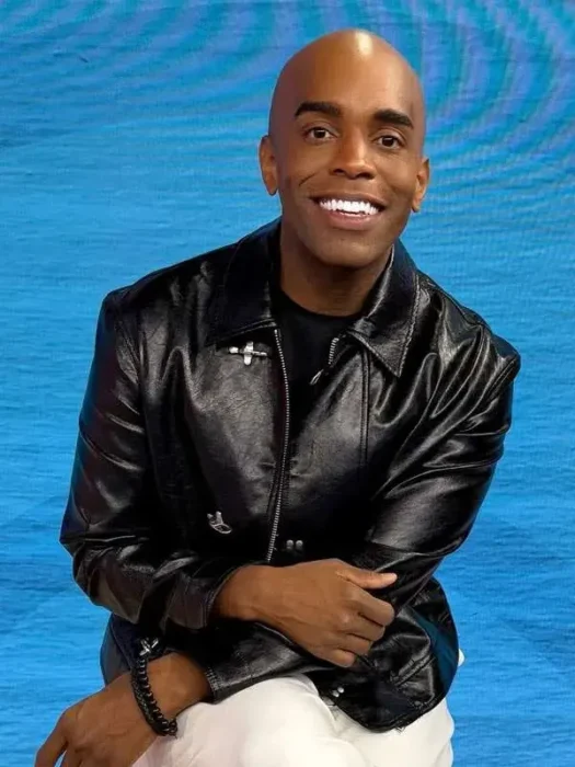 Chris Witherspoon The Today Show Leather Black Jacket