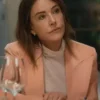 Christa Miller Shrinking Blazer Pink
