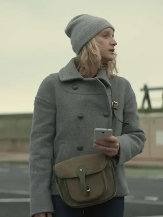 Claire Lupin Grey Wool Coat