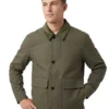 Cord Collar Field Jacket in Khaki