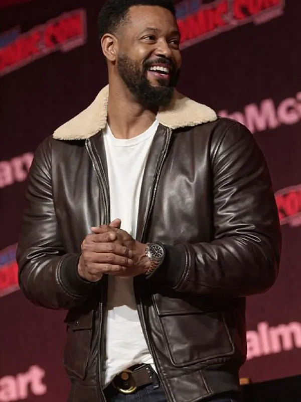 Cross Premiere Isaiah Mustafa Brown Jacket