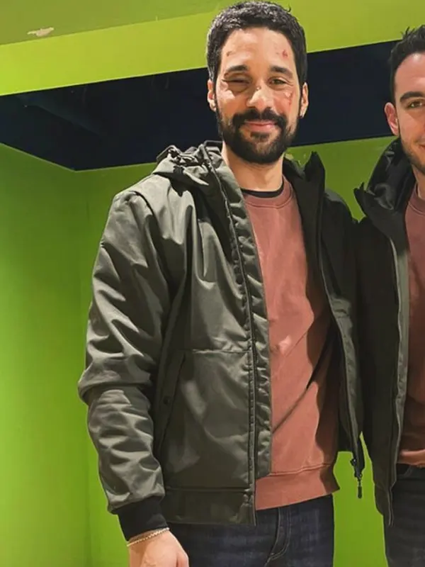 Elie Furies Grey Hooded Jacket