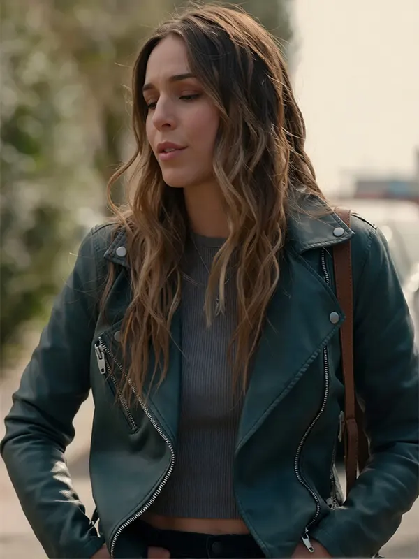 Elise Gatien Virgin River Black Leather Jacket