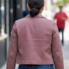 FBI S08 Eva Ramos Juliana Pink Jacket Back