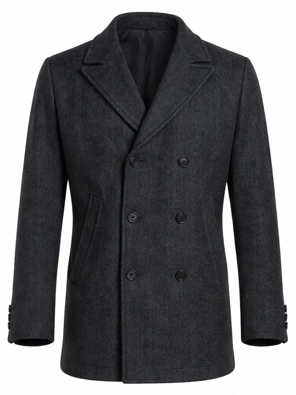 FBI S08 Taylor Anthony Miller Blue Peacoat