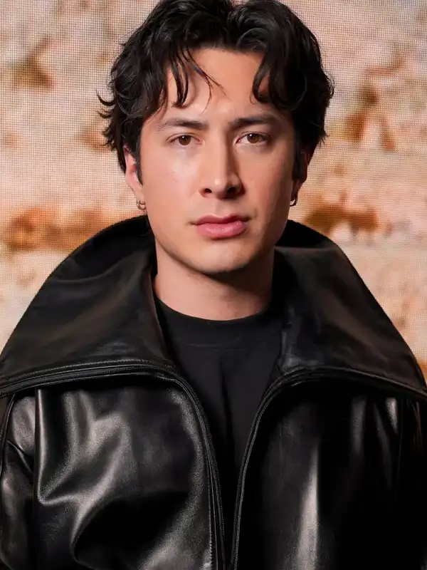 Fall Fashion Show Hudson Williams Leather Jacket