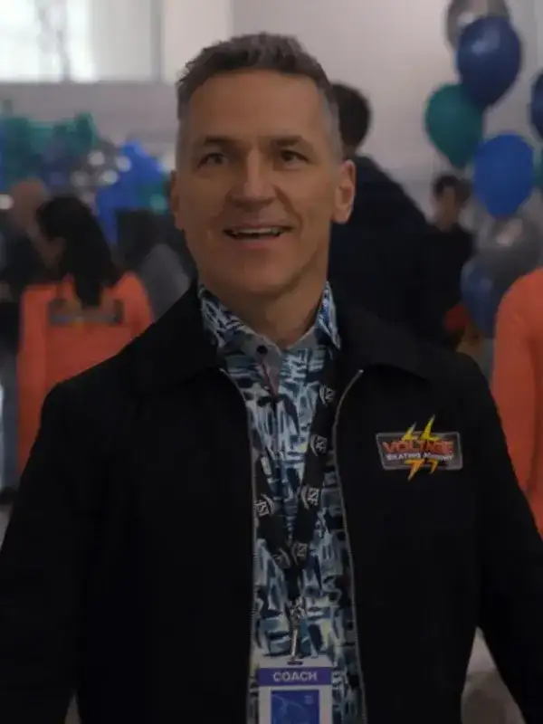 Finding Her Edge Elvis Stojko Black Jacket