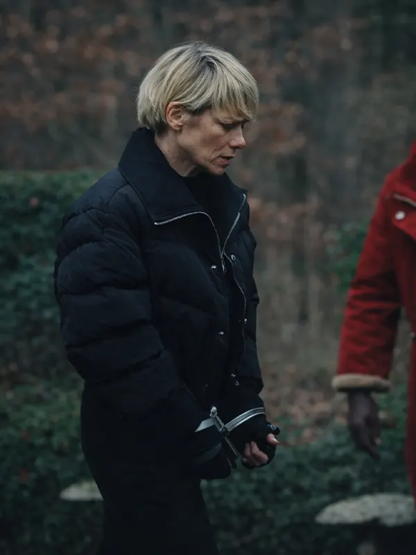 Furies Marina Foïs Black Puffer Jacket