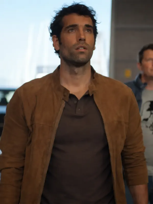 Gangs Of Galicia S02 Daniel Brown Suede Leather Jacket