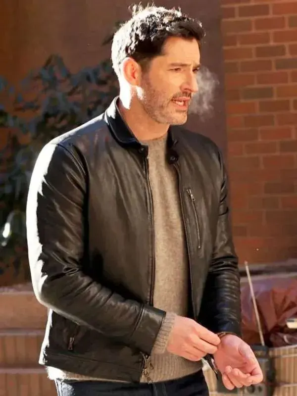 Hart Hoxton CIA Leather Black Jacket