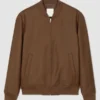 Hart Hoxton CIA S01 Brown Bomber Jacket