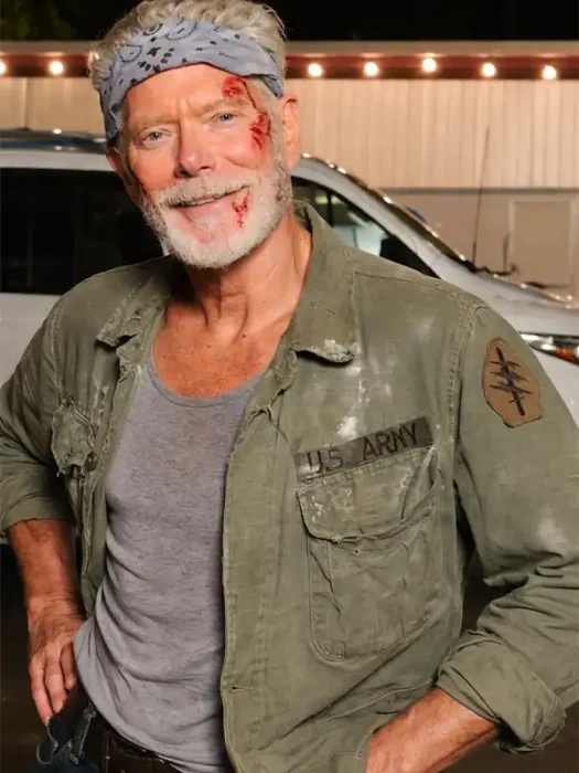 Hellfire Stephen Lang Green Cotton Jacket