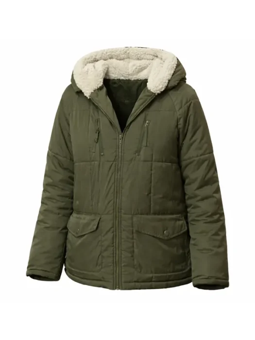 Home Town S10 Host Erin Napier Green Coat
