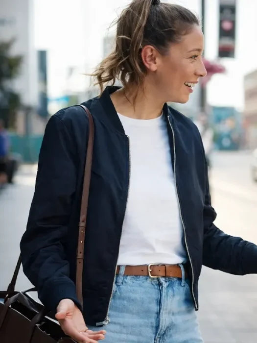 Hudson And Rex Mayko Nguyen Navy Blue Jacket