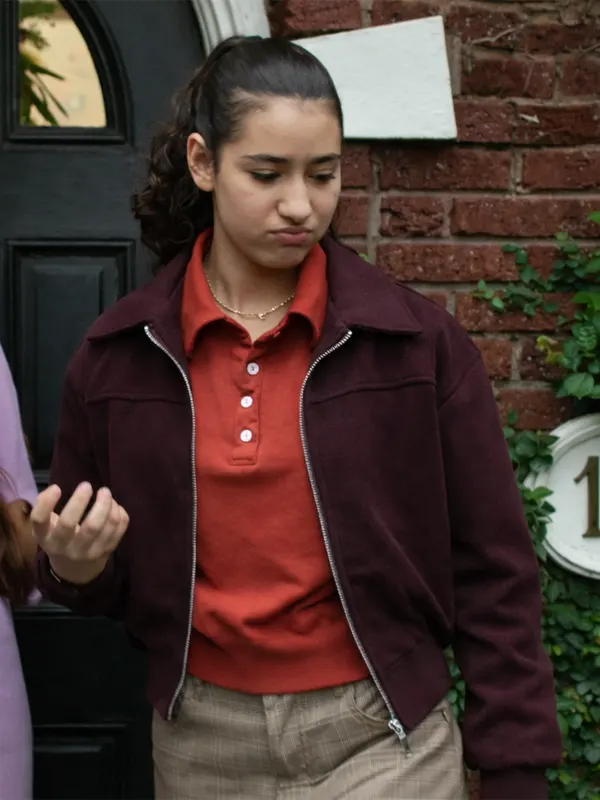 It’s Not Like That Casey Soto Burgundy Suede Jacket