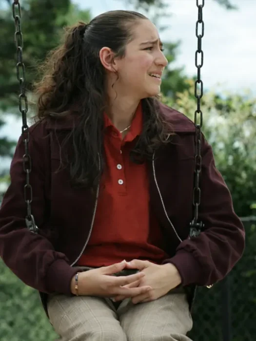 It’s Not Like That Casey Soto Burgundy Suede Leather Jacket