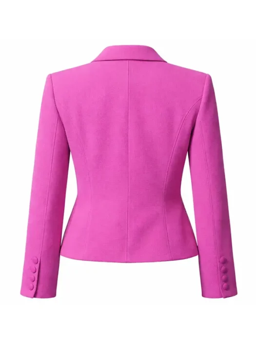 It’s Not Like That Erinn Hayes Pink Blazer Back
