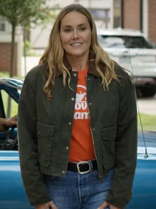 It’s Not Like That Lori Soto Green Cotton Jacket