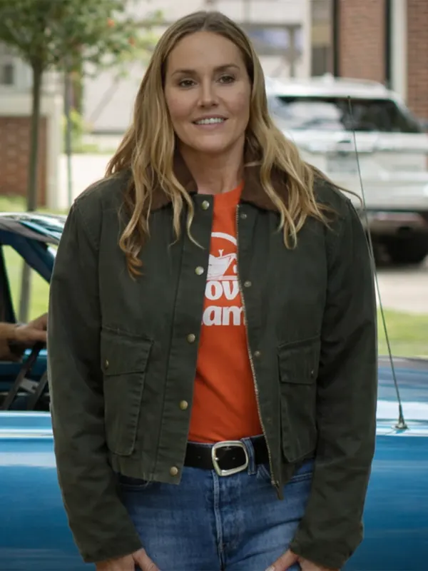 It’s Not Like That Lori Soto Green Cotton Jacket