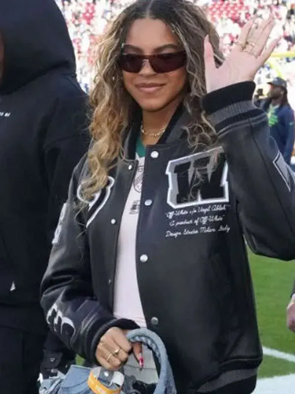 Ivy Carter Super Bowl LX Varsity Jacket