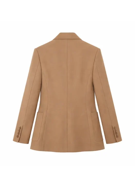 Javicia Leslie High Potential S02 Brown Blazer Back