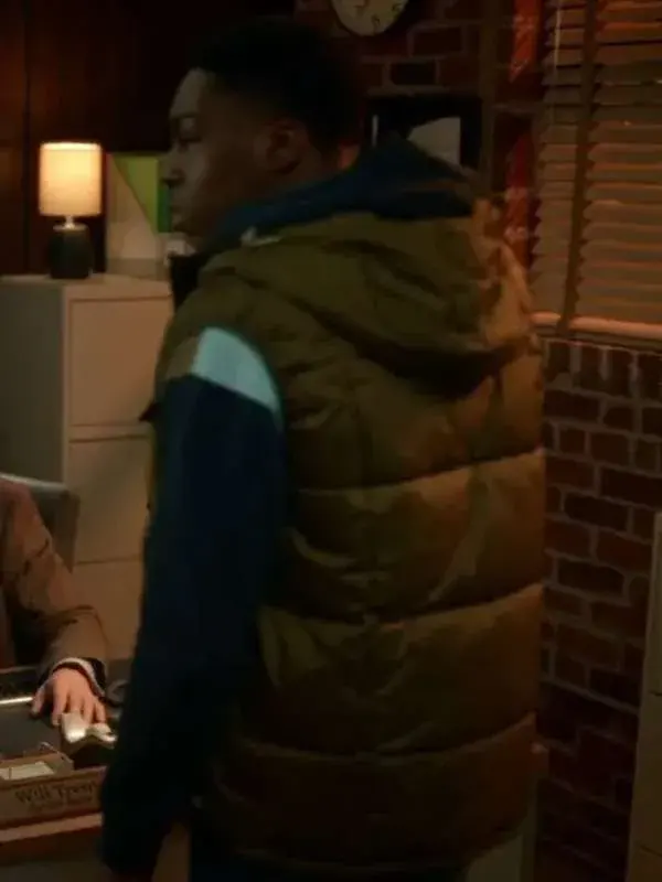 Jeremy Mitchell Will Trent S01 Puffer Vest Back