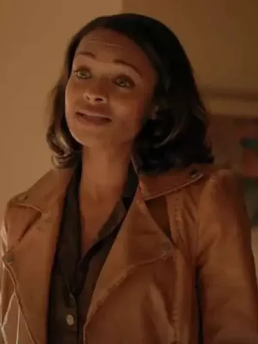 Kaia Bryant Virgin River Brown Leather Jacket