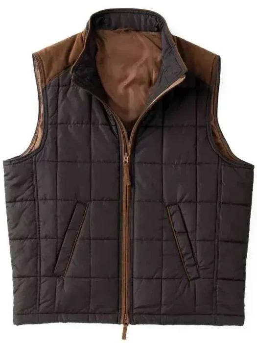 Kurt Russell The Madison Black Quilted Vest