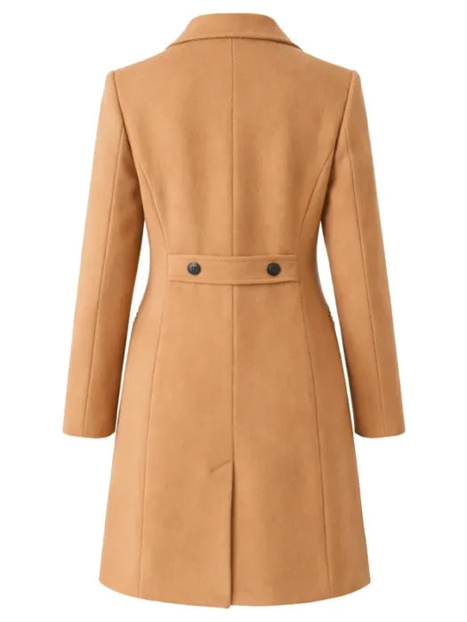 Law and Order SVU S27 Kelli Giddish Brown Coat Back