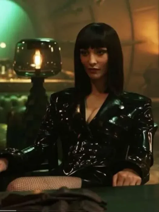 Lera Abova One Piece S02 Black Leather Coat