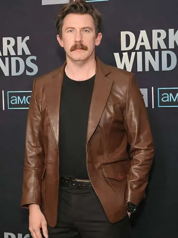Luke Barnett Dark Winds Brown Blazer