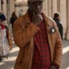 Lupin Assane Diop Brown Leather Jacket