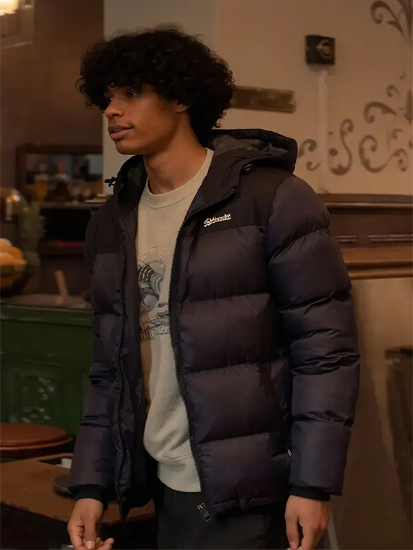 Lupin Etan Simon Black Puffer Jacket