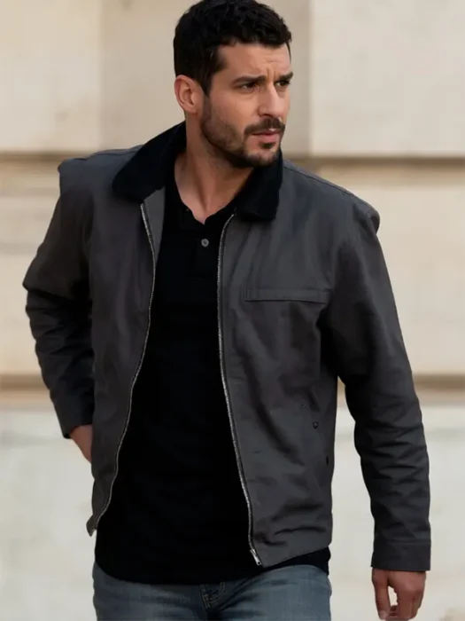 Lupin Soufiane Guerrab Grey Jacket