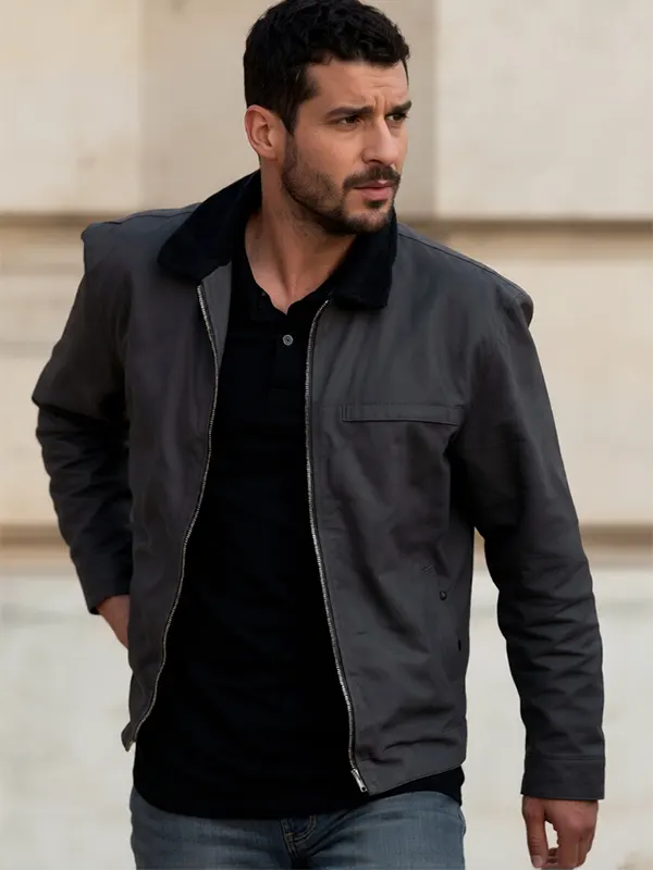 Lupin Soufiane Guerrab Grey Jacket