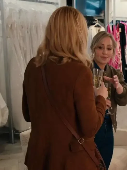 Melinda Monroe Virgin River S06 Brown Blazer Back