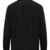 Mens Black Cotton Jacket Back