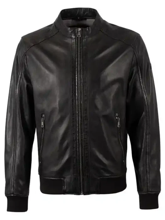 Mens Black Leather Jacket