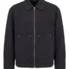 Mens Canvas Black Jacket
