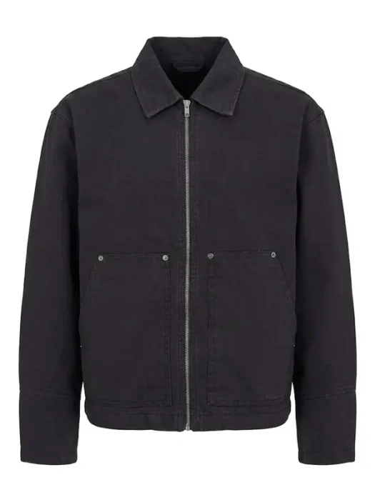 Mens Canvas Black Jacket