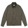 Mens Cord Collar Field Jacket Khaki