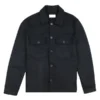 Mens Faux Suede Smart Jacket Black