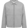 Mens Grey Canvas Jacket