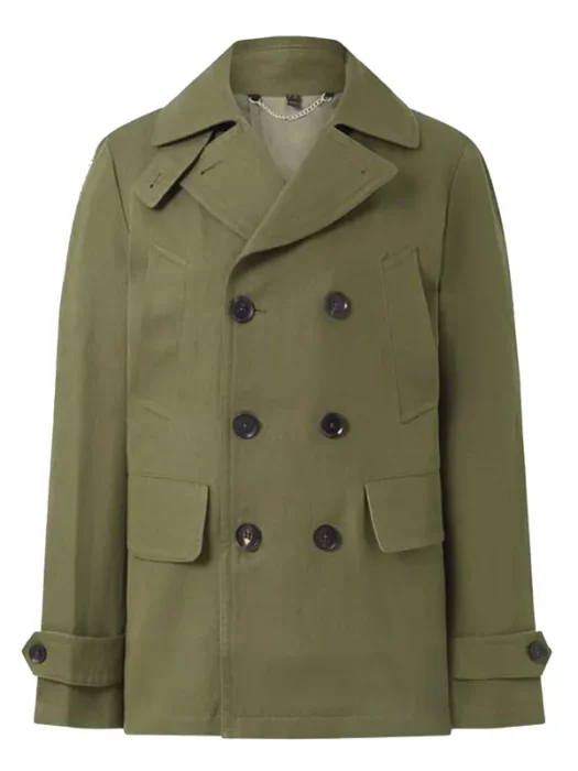 Mens Milford Green Peacoat