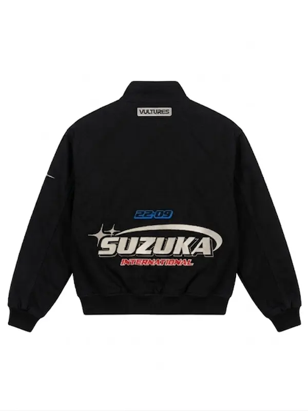 Mens Suzuka Racing Jacket Black Back
