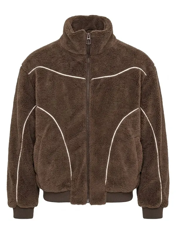 Men’s Teddy Jacket in Chocolate