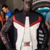 Mister Terrific Superman Multicolor Leather Jacket